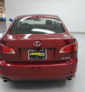 lexus is 250 2011 red sedan gasoline 6 cylinders rear wheel drive automatic 91731