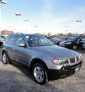 bmw x3 2005 blue suv awd gasoline 6 cylinders all whee drive automatic with overdrive 60546