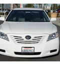 toyota camry 2009 white sedan le gasoline 4 cylinders front wheel drive automatic 91761