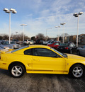 ford mustang 1998 yellow coupe gasoline v6 rear wheel drive automatic with overdrive 60546