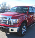 ford f 150 2011 dk  red lariat flex fuel 8 cylinders 4 wheel drive automatic 62863