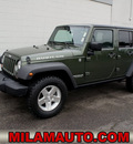 jeep wrangler unlimited 2008 green suv rubicon gasoline 6 cylinders 4 wheel drive automatic with overdrive 98371