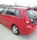 suzuki aerio 2004 red hatchback sx gasoline 4 cylinders dohc front wheel drive automatic 75503