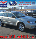 subaru outback 2007 beige wagon 2 5i gasoline 4 cylinders all whee drive autostick 55811