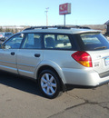 subaru outback 2007 beige wagon 2 5i gasoline 4 cylinders all whee drive autostick 55811