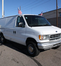 ford econoline cargo 2001 off white van gasoline 6 cylinders rear wheel drive automatic with overdrive 80229