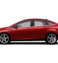 ford focus 2012 red sedan titanium gasoline 4 cylinders front wheel drive not specified 46168