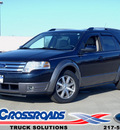 ford taurus x 2008 dk  blue suv sel gasoline 6 cylinders all whee drive automatic 62708