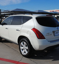 nissan murano 2006 white suv s gasoline 6 cylinders front wheel drive automatic 76087