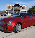 cadillac cts v 2012 red coupe gasoline 8 cylinders rear wheel drive automatic 76087