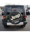 jeep wrangler unlimited 2008 green suv sahara gasoline 6 cylinders 4 wheel drive 6 speed manual 08812