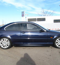 bmw 3 series 2002 blue coupe 330ci gasoline 6 cylinders rear wheel drive automatic 80504