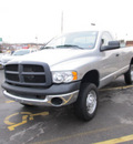dodge ram 2500 2004 silver pickup truck st gasoline 8 cylinders 4 wheel drive automatic 13502