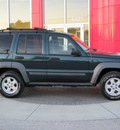 jeep liberty 2005 green suv sport gasoline 6 cylinders 4 wheel drive automatic 33884