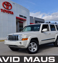 jeep commander 2010 white suv limited gasoline 8 cylinders 2 wheel drive automatic 32771