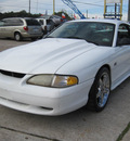 ford mustang 1995 white coupe gt gasoline 8 cylinders rear wheel drive automatic 77379