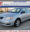 toyota corolla 2006 silver sedan ce gasoline 4 cylinders front wheel drive automatic 75228