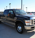 ford f 350 super duty 2008 black king ranch diesel 8 cylinders 4 wheel drive automatic 76087