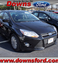 ford focus 2012 black sedan se gasoline 4 cylinders front wheel drive automatic 08753