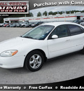 ford taurus 2003 white se gasoline 6 cylinders front wheel drive 4 speed automatic 77388