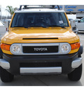 toyota fj cruiser 2010 yellow suv gasoline 6 cylinders 2 wheel drive automatic 77065