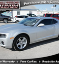 chevrolet camaro 2011 silver coupe lt gasoline 6 cylinders rear wheel drive automatic 77388