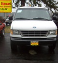 ford econoline e 250 1996 white van gasoline 6 cylinders rear wheel drive automatic 43560