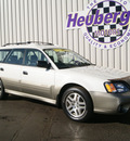 subaru outback 2003 white frost wagon gasoline 4 cylinders sohc all whee drive automatic 80905
