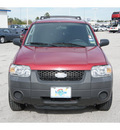ford escape 2007 dk  red suv xls gasoline 4 cylinders front wheel drive automatic 77388