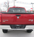 dodge ram pickup 1500 2007 red slt flex fuel 8 cylinders 4 wheel drive automatic with overdrive 45840