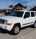 jeep commander 2008 white suv gasoline 6 cylinders 2 wheel drive automatic 76087