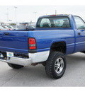 dodge ram pickup 1500 1997 blue pickup truck lt gasoline v8 rear wheel drive automatic 77388