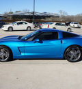 chevrolet corvette 2009 blue coupe gasoline 8 cylinders rear wheel drive 6 speed manual 76087