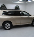 toyota highlander 2009 tan suv gasoline 6 cylinders front wheel drive automatic 91731