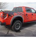 ford f 150 2011 orange svt raptor gasoline 8 cylinders 4 wheel drive shiftable automatic 46168