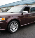 ford flex 2011 maroon limited gasoline 6 cylinders front wheel drive automatic with overdrive 08753