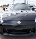 nissan 370z 2010 black coupe gasoline 6 cylinders rear wheel drive automatic 76018