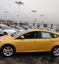 ford focus 2012 orange hatchback se w sync gasoline 4 cylinders front wheel drive automatic with overdrive 60546