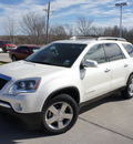 gmc acadia 2008 white suv slt 1 gasoline 6 cylinders front wheel drive automatic 76205