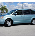 chrysler town and country 2008 lt  blue van touring gasoline 6 cylinders front wheel drive automatic 33870