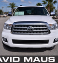 toyota sequoia 2012 white suv limited gasoline 8 cylinders 2 wheel drive automatic 32771