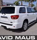 toyota sequoia 2012 white suv limited gasoline 8 cylinders 2 wheel drive automatic 32771
