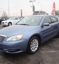 chrysler 200 2011 lt  blue sedan touring flex fuel 6 cylinders front wheel drive automatic with overdrive 60443