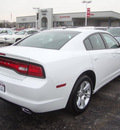 dodge charger 2011 white sedan gasoline 6 cylinders rear wheel drive automatic with overdrive 60443