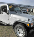 jeep wrangler 2006 silver suv unlimited gasoline 6 cylinders 4 wheel drive automatic 34474
