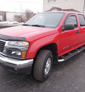 gmc canyon 2004 red sle gasoline 5 cylinders 4 wheel drive automatic 14224