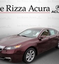 acura tl 2012 dk  red sedan tech gasoline 6 cylinders front wheel drive automatic with overdrive 60462