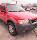 ford escape 2002 red suv xlt choice gasoline 6 cylinders front wheel drive automatic 28217