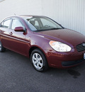 hyundai accent 2010 dk  red sedan gls gasoline 4 cylinders front wheel drive automatic with overdrive 98371