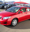 toyota corolla 2009 red sedan gasoline 4 cylinders front wheel drive automatic 79925